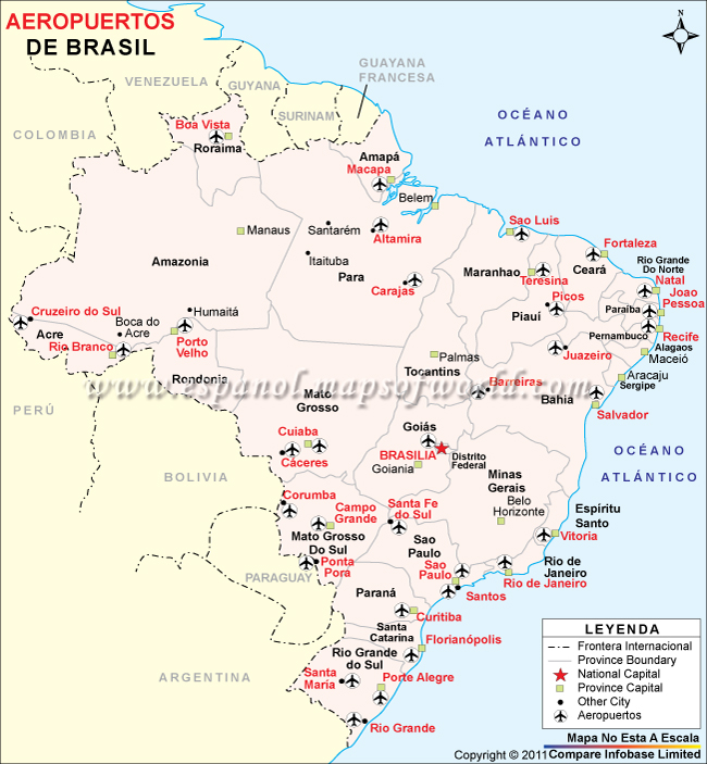 ¿Cuál es el aeropuerto de Brasil más cerca de Venezuela